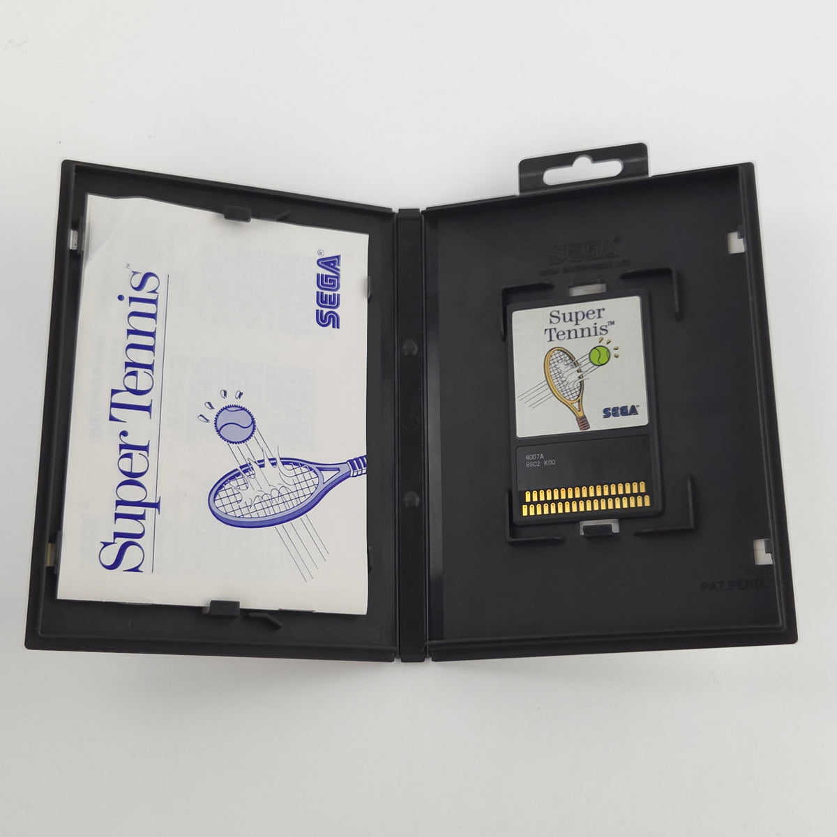 Sega Master System Spiel Super Tennis Card MS OVP PAL EUR