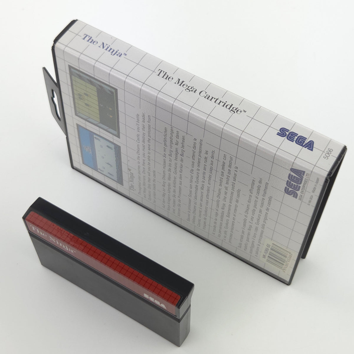 Sega Master System Spiel The Ninja OVP PAL