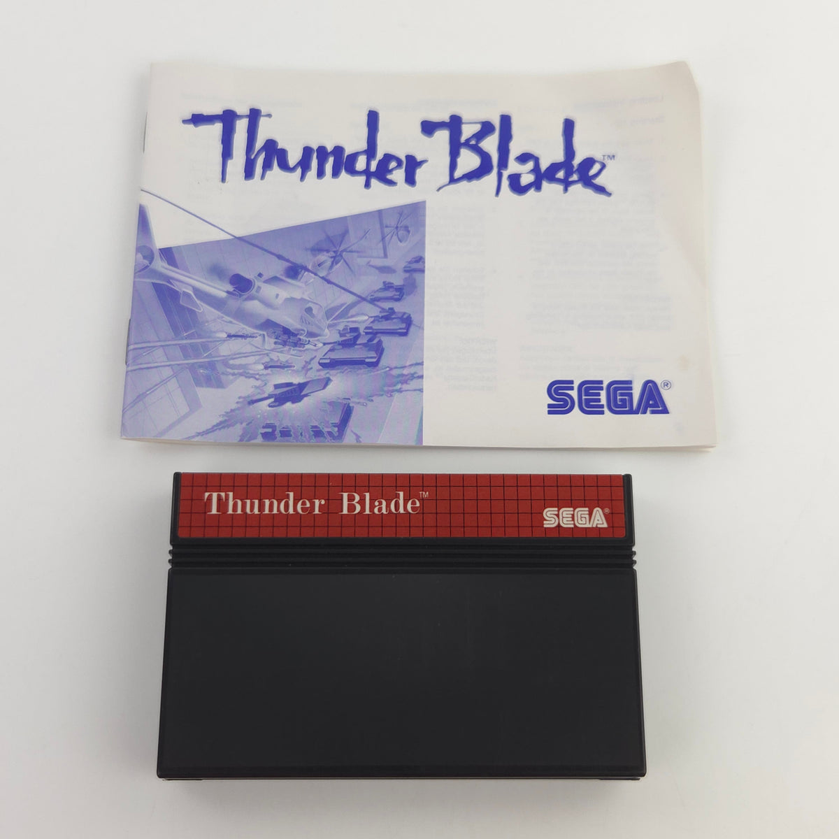 Sega Master System Spiel Thunder Blade MS OVP PAL EUR