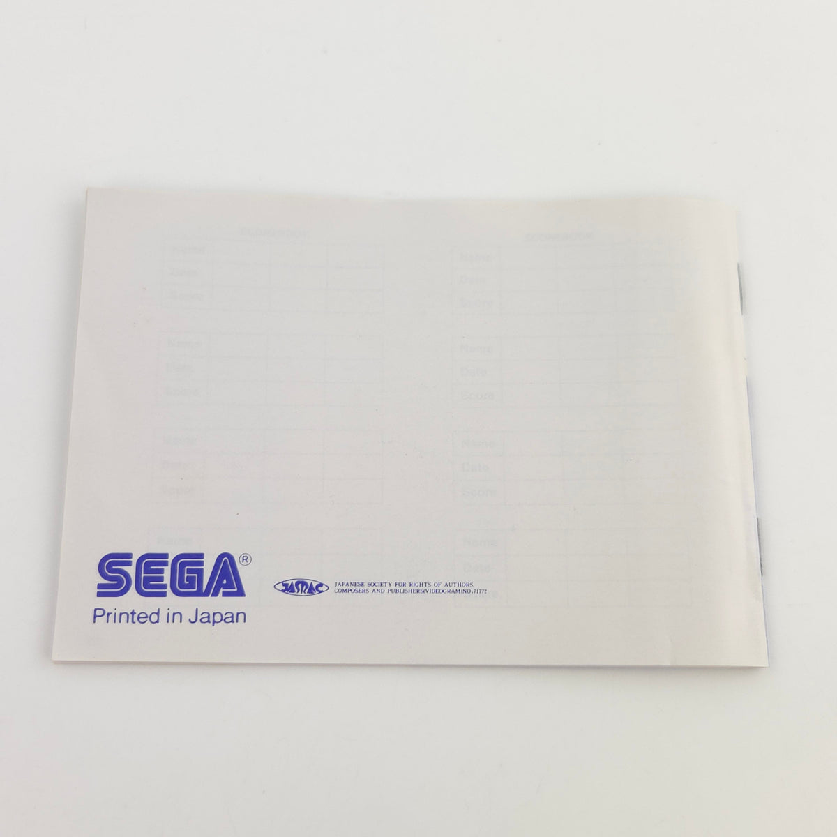 Sega Master System Spiel Thunder Blade MS OVP PAL EUR