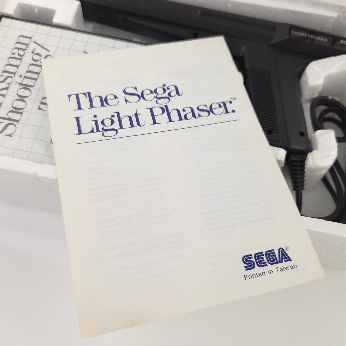 Sega Master System Zubehör Sega Light Phaser OVP Spiel