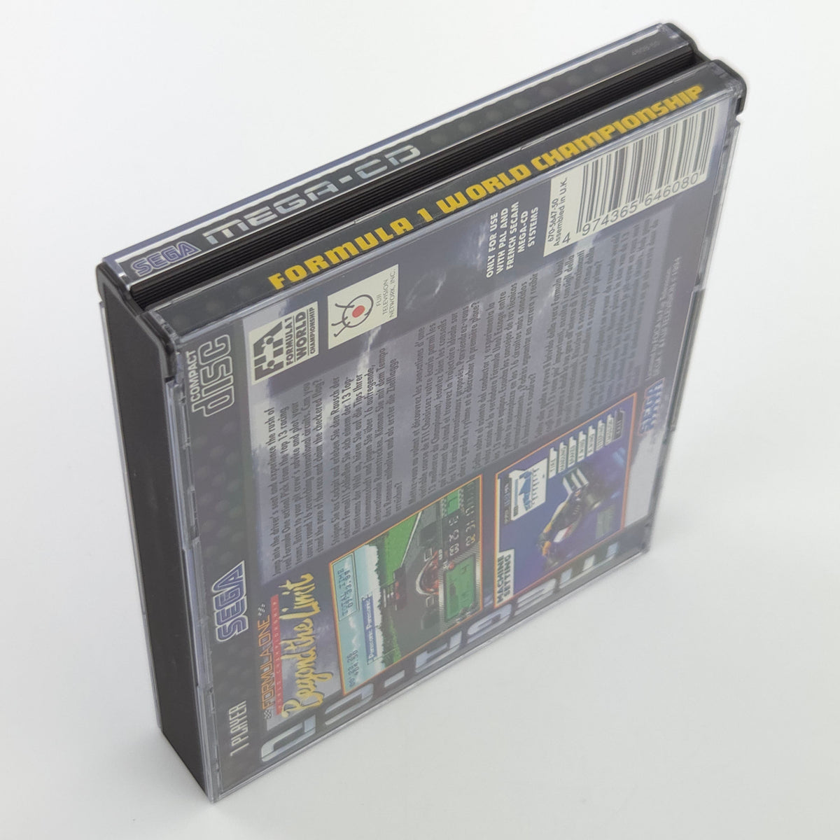 Sega Mega CD Spiel Formula One World Championship OVP PAL