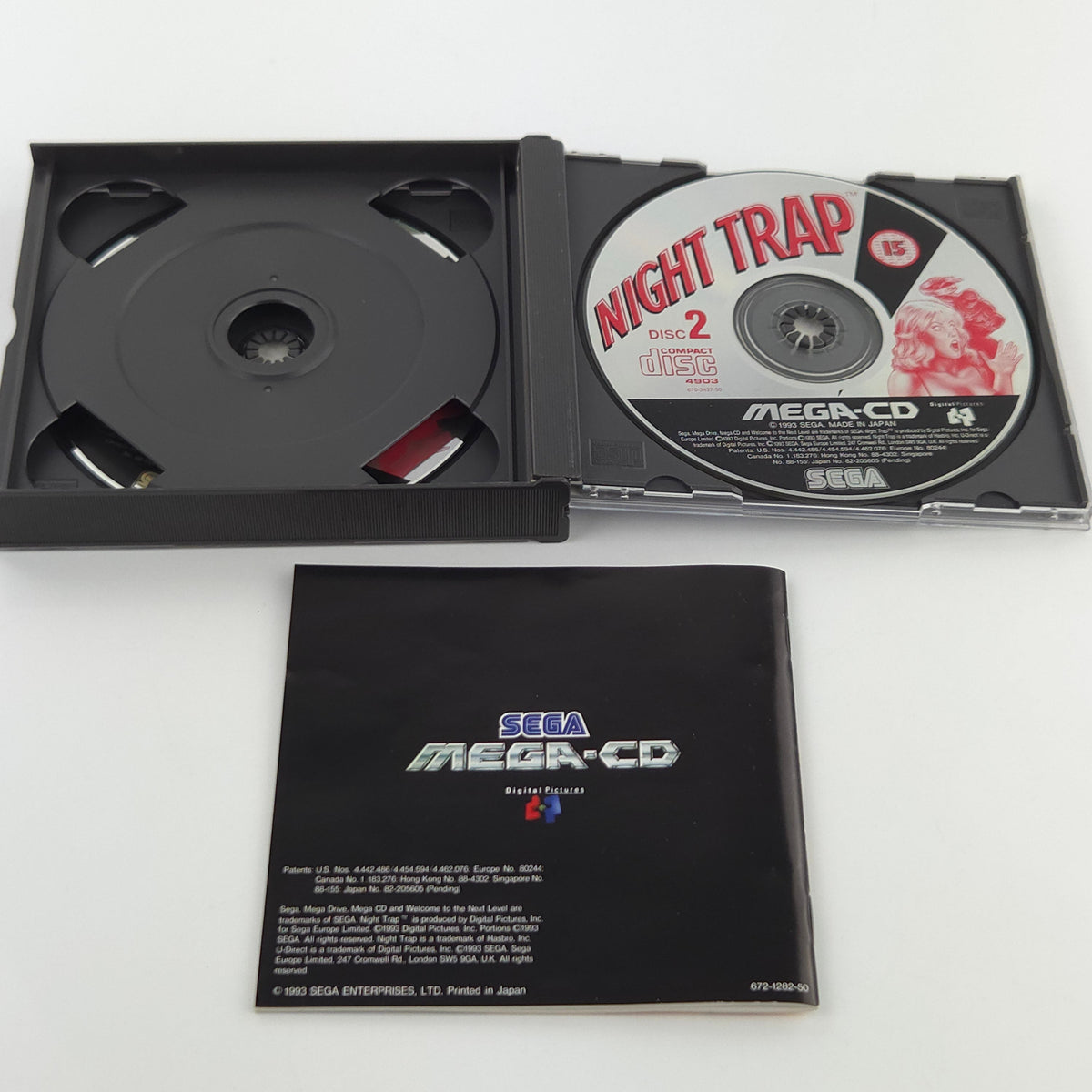 Sega Mega CD Spiel Night Trap OVP PAL