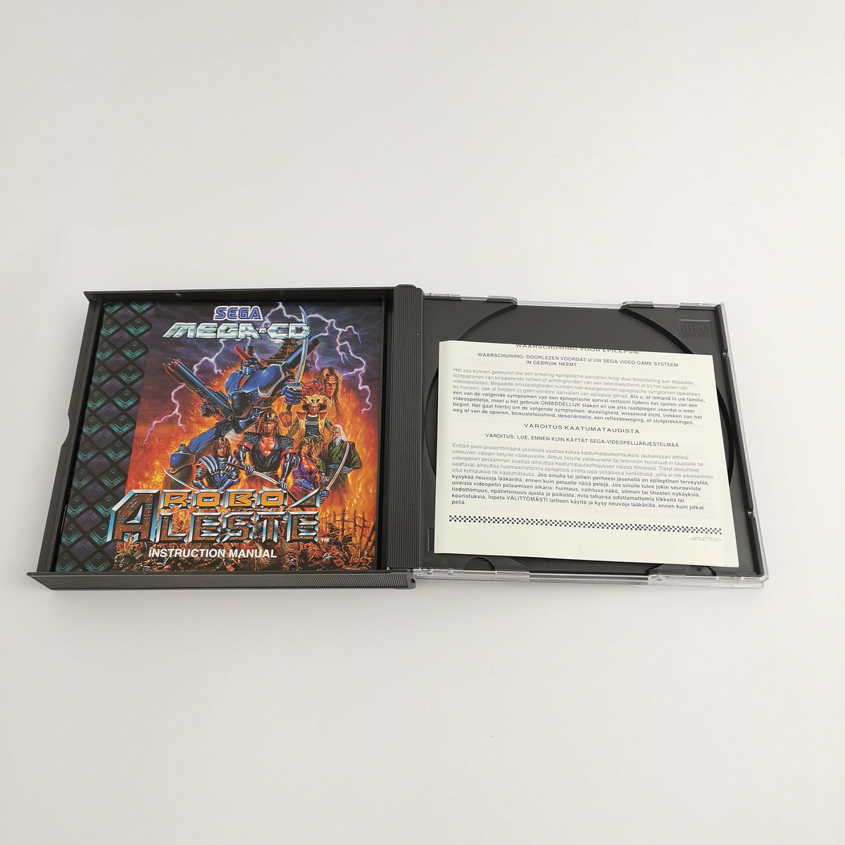 Sega Mega-CD Spiel – Robo Aleste Disc System OVP PAL
