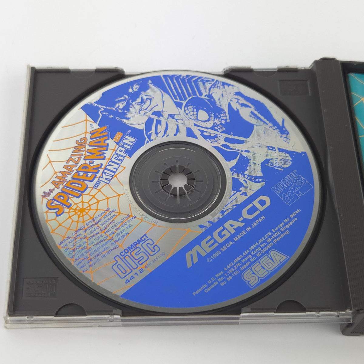 Sega Mega CD Spiel Spider Man Kingpin PAL EUR