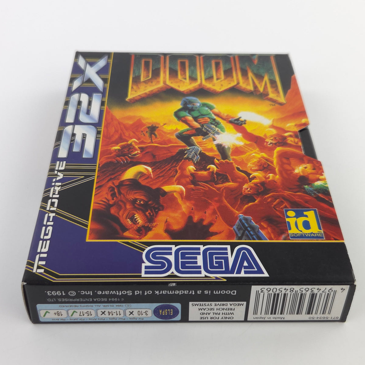 Sega Mega Drive 32X Spiel Doom MD 32BIT OVP PAL EUR