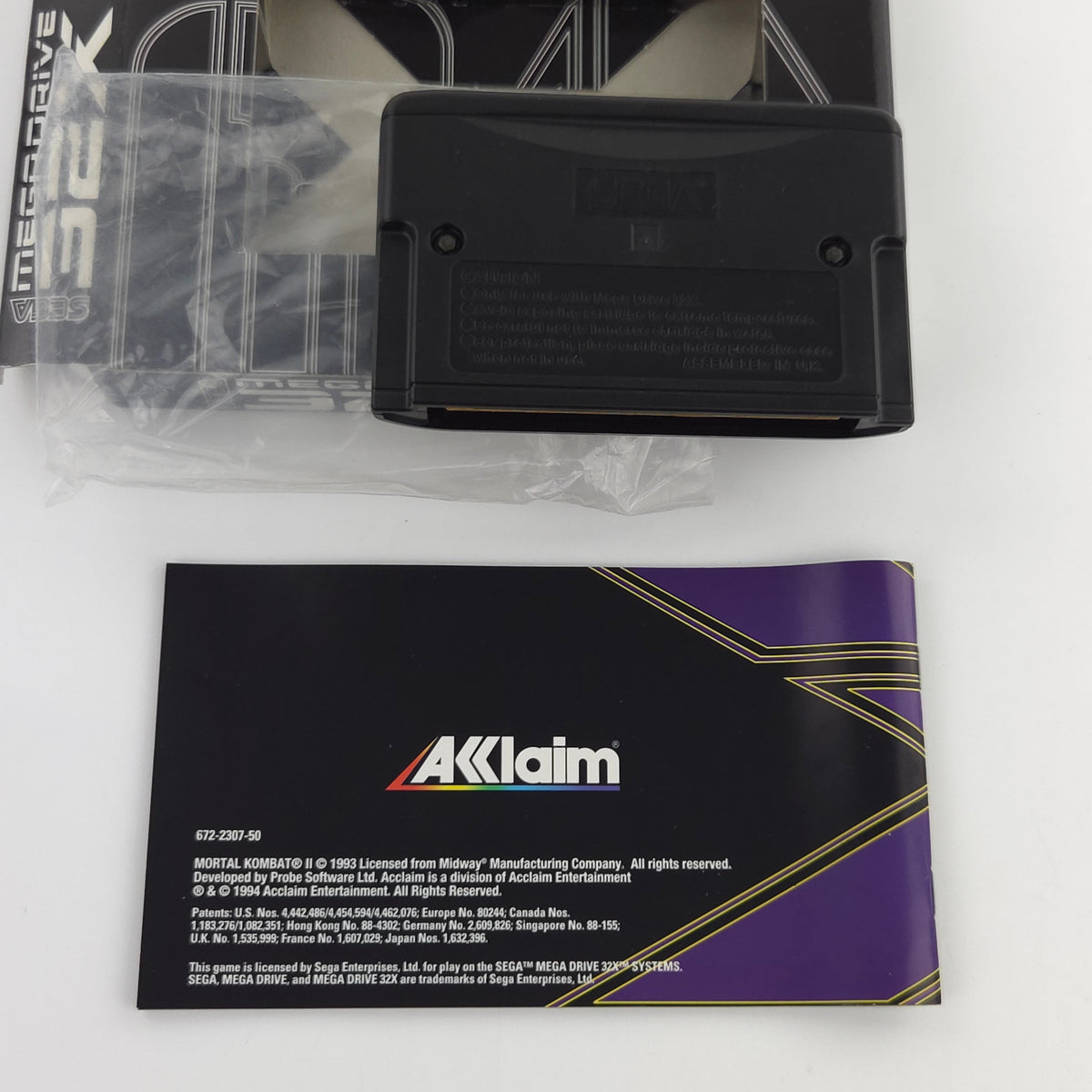 Sega Mega Drive 32X Spiel Mortal Kombat II MD OVP PAL