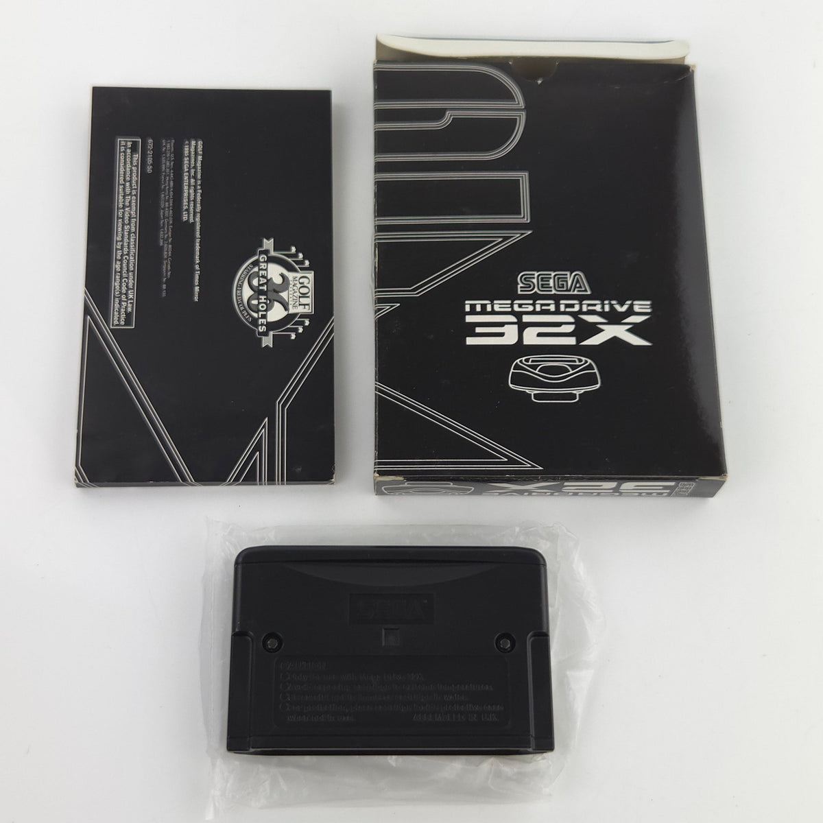 Sega Mega Drive 32X Spiel 36 Great Holes Golf MD OVP PAL