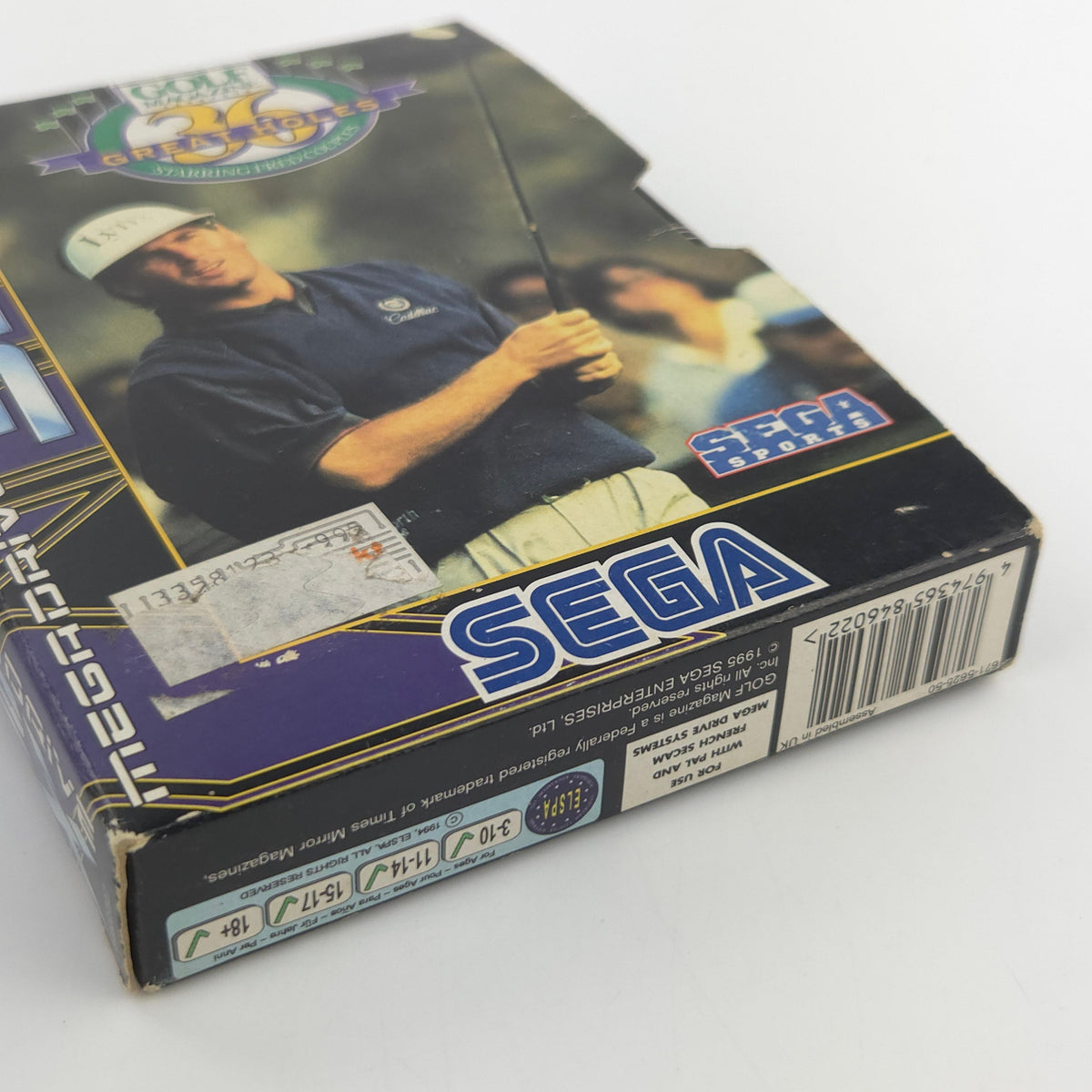 Sega Mega Drive 32X Spiel 36 Great Holes Golf MD OVP PAL