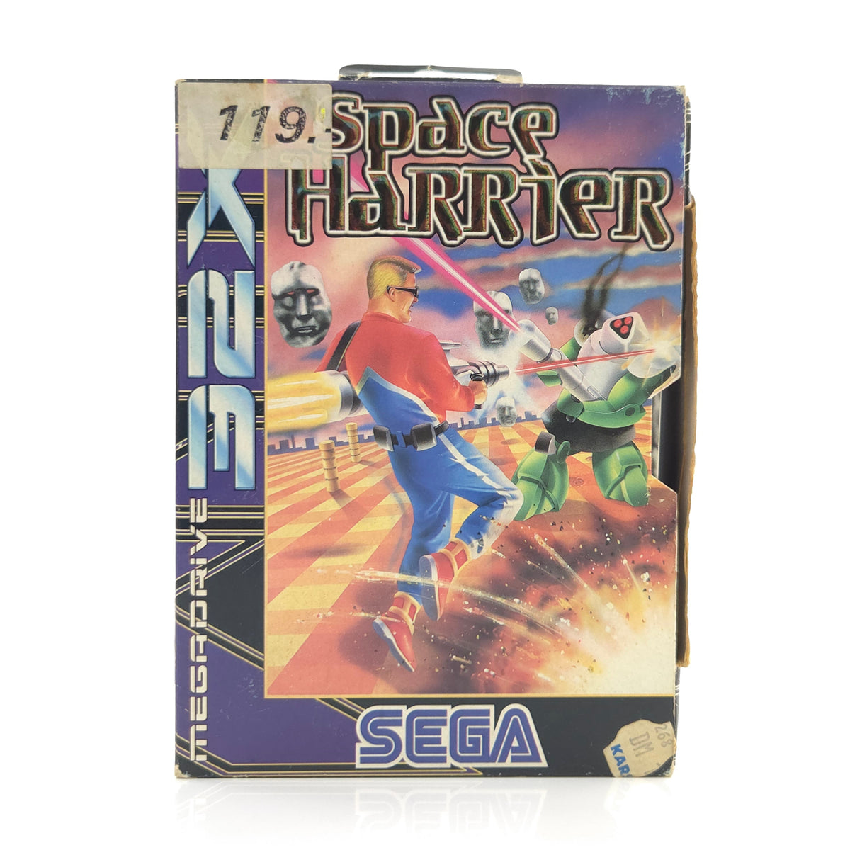 Mega Drive Spiel Space Harrier MD OVP CIB PAL EUR