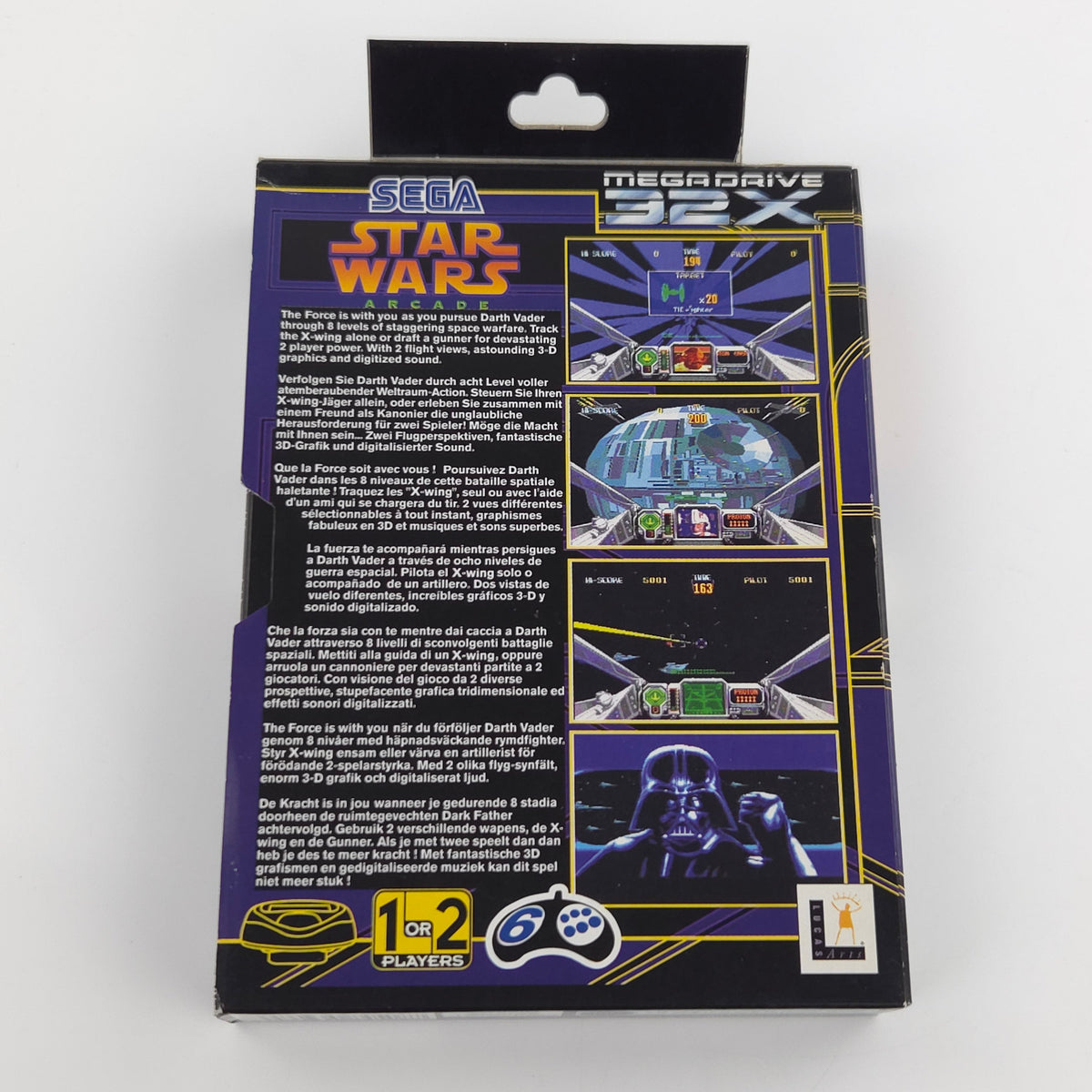 Sega Mega Drive 32X Spiel Star Wars Arcade MD OVP PAL