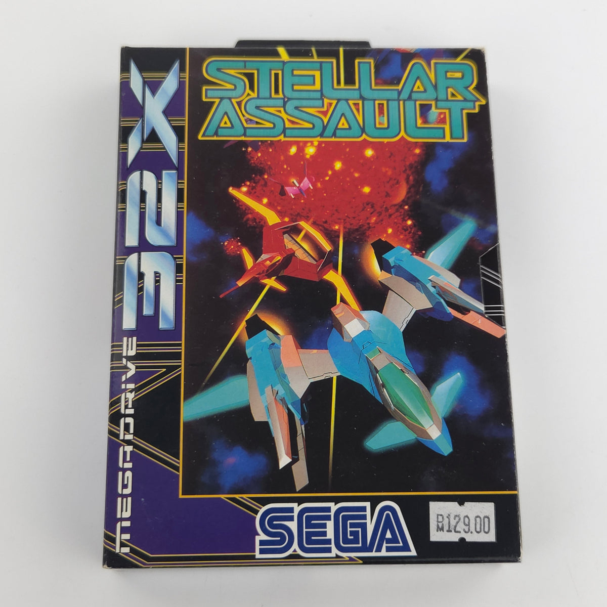 Sega Mega Drive 32X Spiel Stellar Assault MD OVP PAL EUR