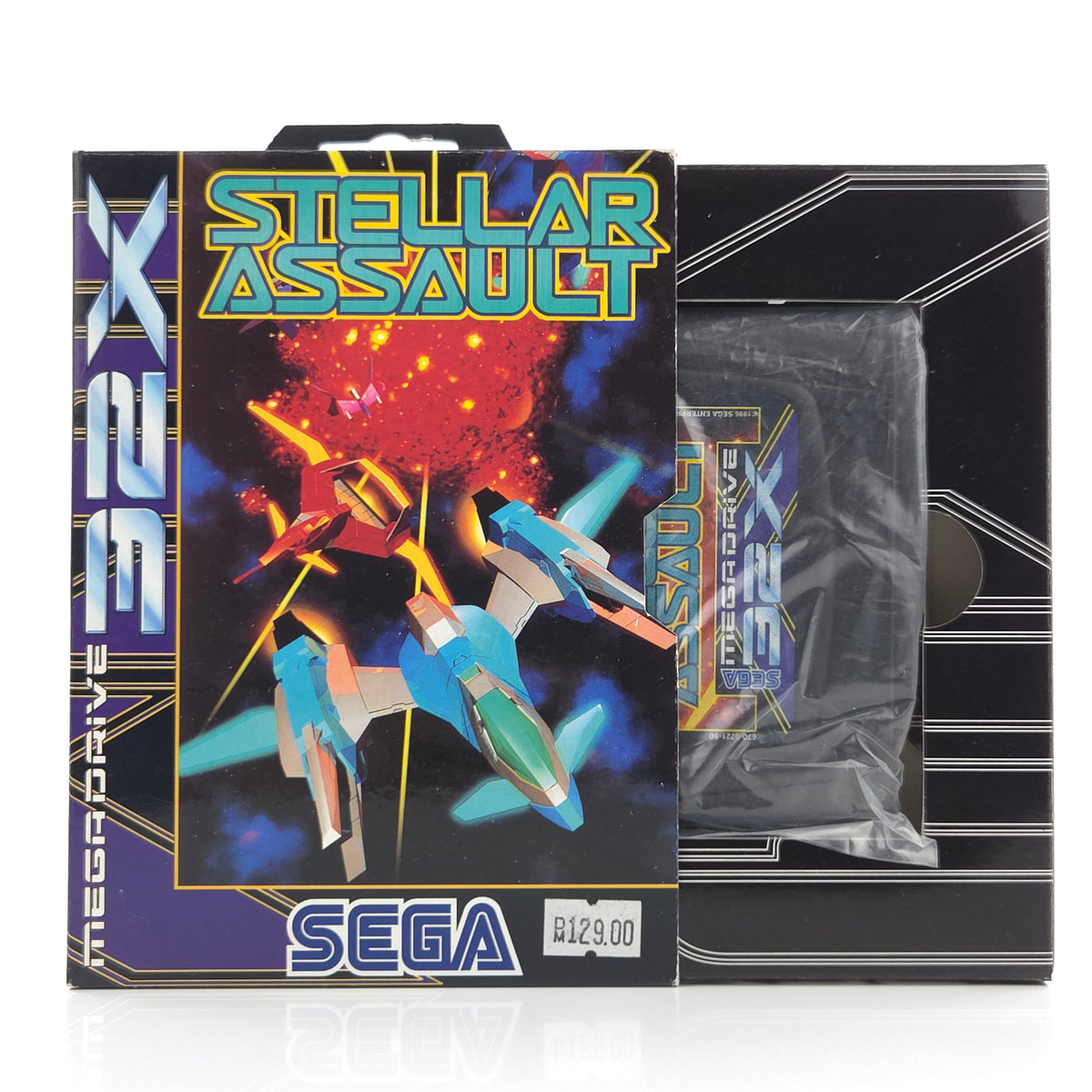 Sega Mega Drive 32X Spiel Stellar Assault MD OVP PAL EUR