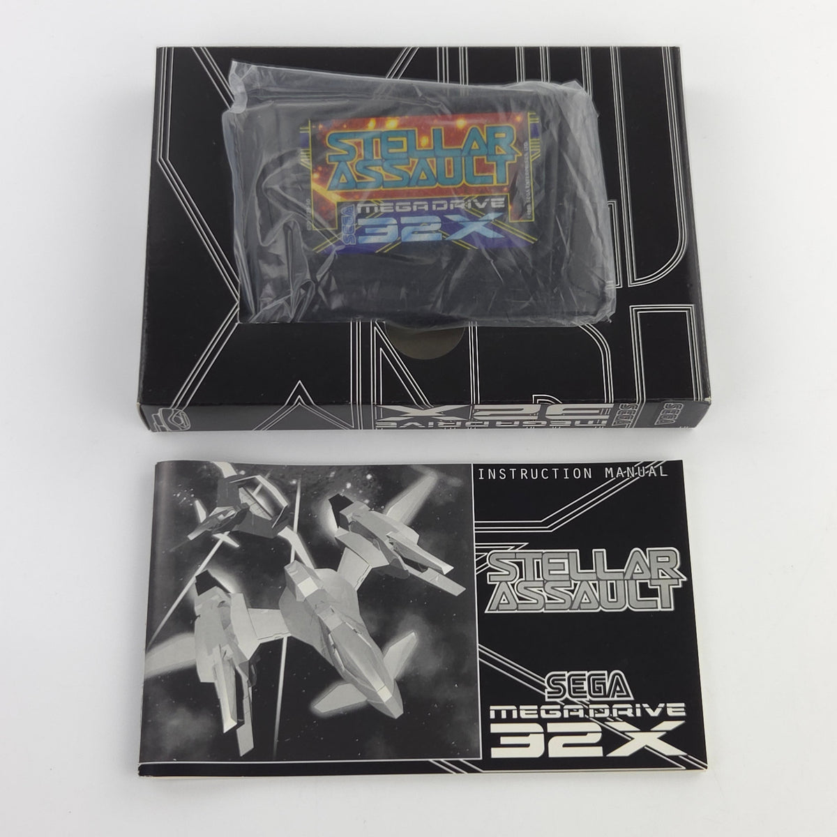 Sega Mega Drive 32X Spiel Stellar Assault MD OVP PAL EUR