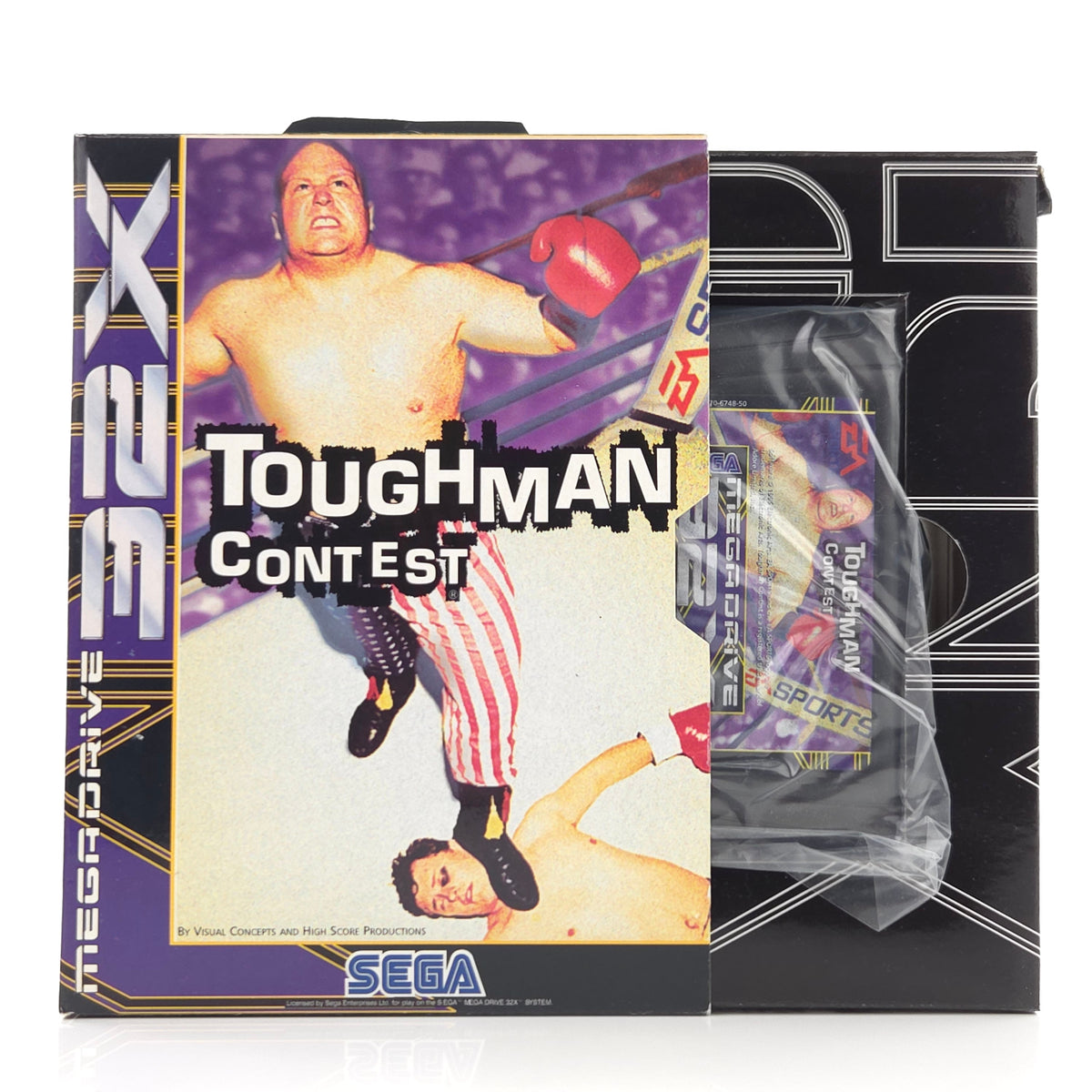 Sega Mega Drive 32X Spiel Toughman Contest MD OVP PAL