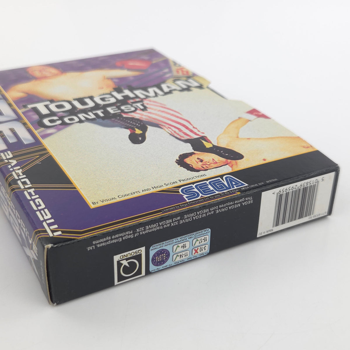 Sega Mega Drive 32X Spiel Toughman Contest MD OVP PAL