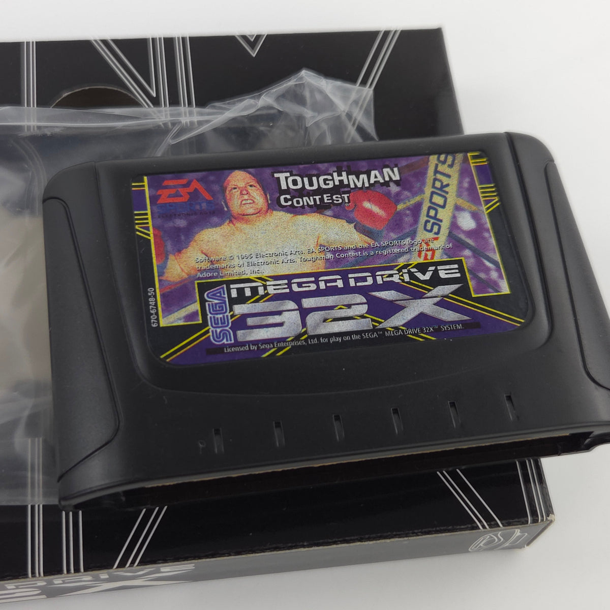Sega Mega Drive 32X Spiel Toughman Contest MD OVP PAL