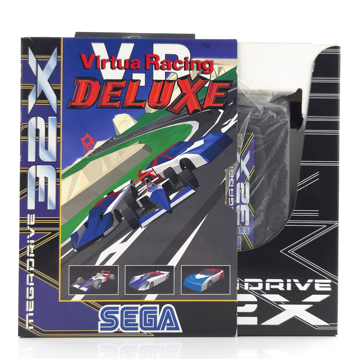 Sega Mega Drive 32X Spiel V.R. Virtua Racing Deluxe OVP PAL