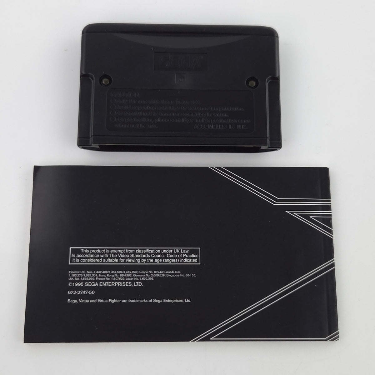 Sega Mega Drive 32X Spiel Virtua Fighter MD Cartridge OVP