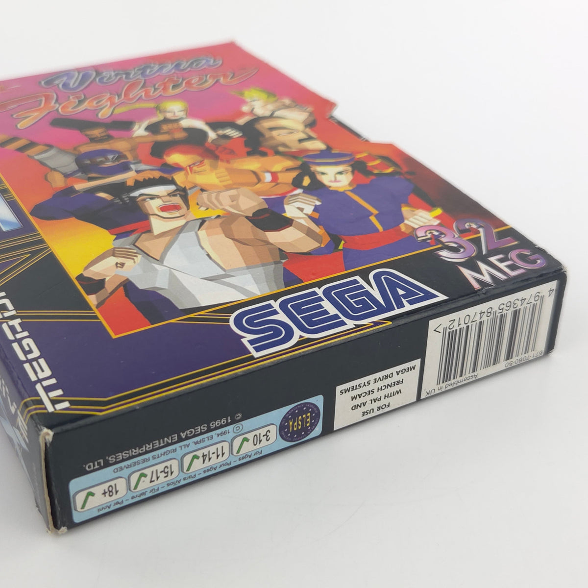 Sega Mega Drive 32X Spiel Virtua Fighter MD Cartridge OVP