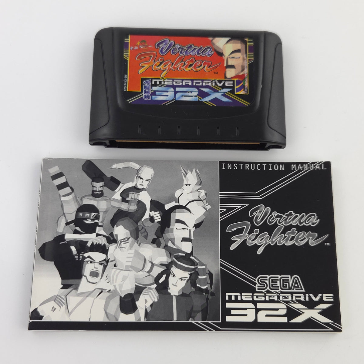 Sega Mega Drive 32X Spiel Virtua Fighter MD Cartridge OVP