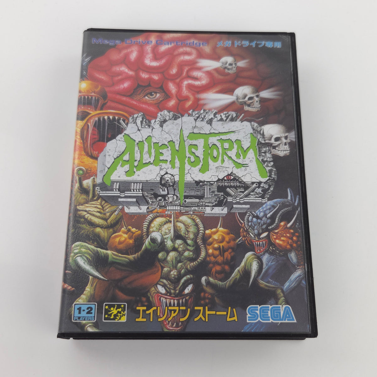 Sega Mega Drive Spiel Alien Storm MD Cartridge OVP NTSC-J
