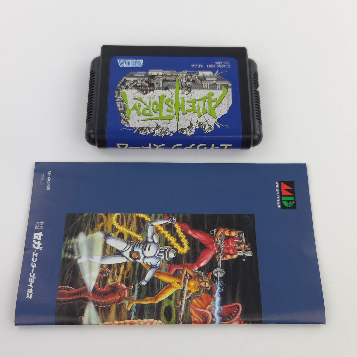 Sega Mega Drive Spiel Alien Storm MD Cartridge OVP NTSC-J