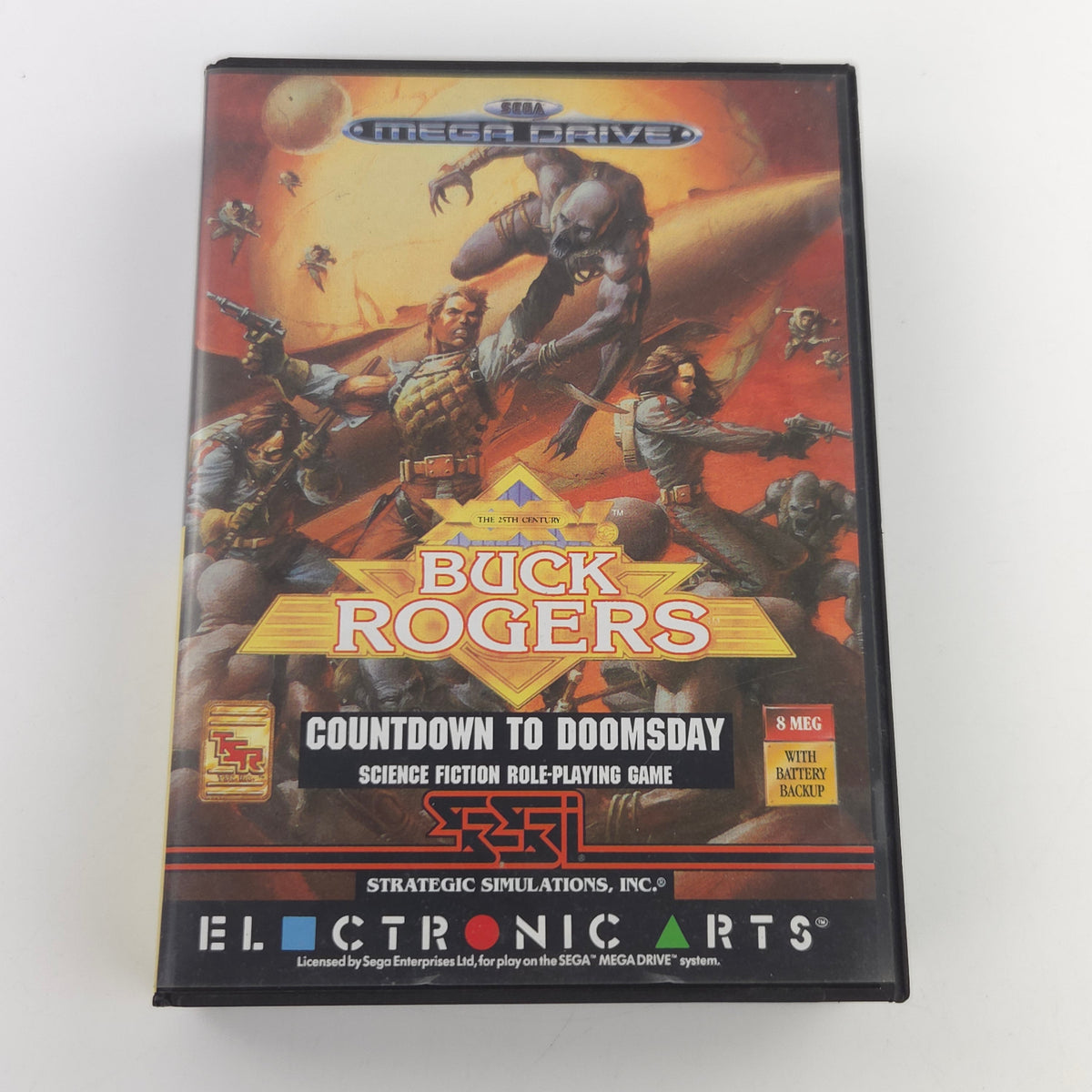 Mega Drive Spiel Buck Rogers Countdown Doomsday OVP PAL