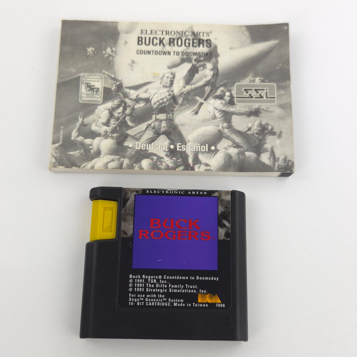 Mega Drive Spiel Buck Rogers Countdown Doomsday OVP PAL