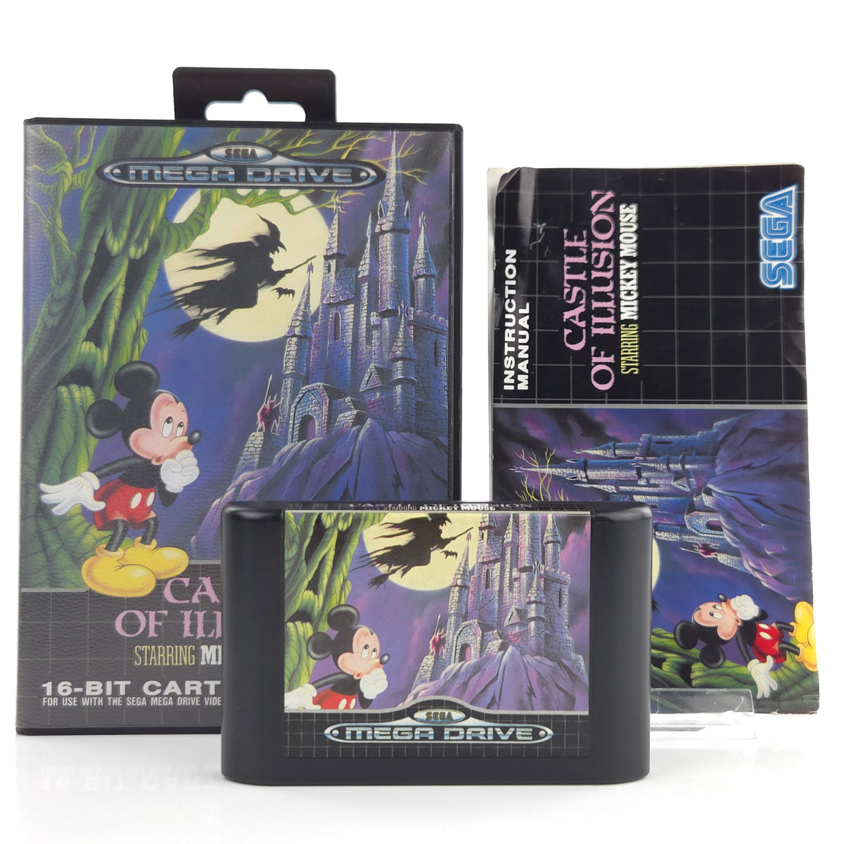 Sega Mega Drive Spiel Castle of Illusion MD OVP PAL