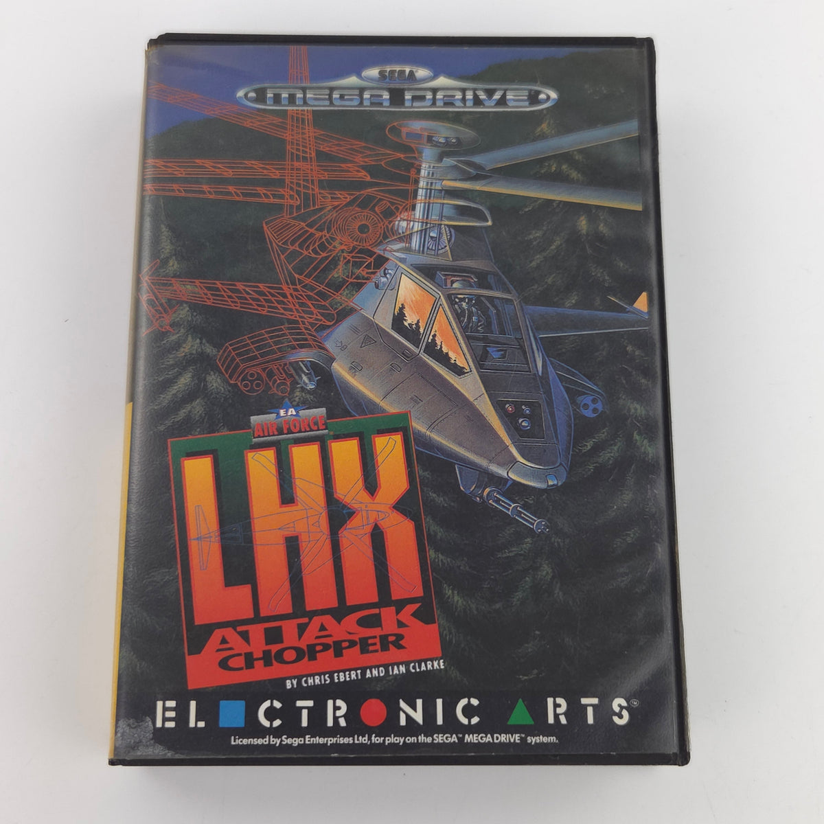 Sega Mega Drive: EA Air Force LHX Attack Chopper - Modul Anleitung OVP (PAL EUR)