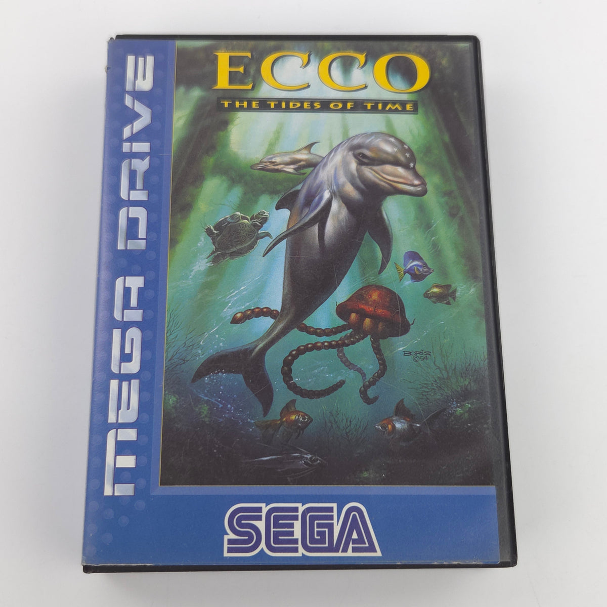 Mega Drive Spiel ECCO Tides of Time Modul Anleitung OVP