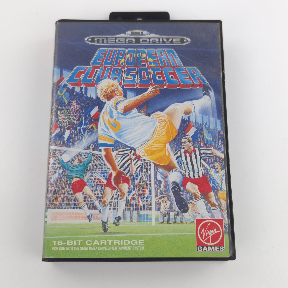 Sega Mega Drive: European Club Soccer - Modul Anleitung OVP (PAL EUR) Fußball