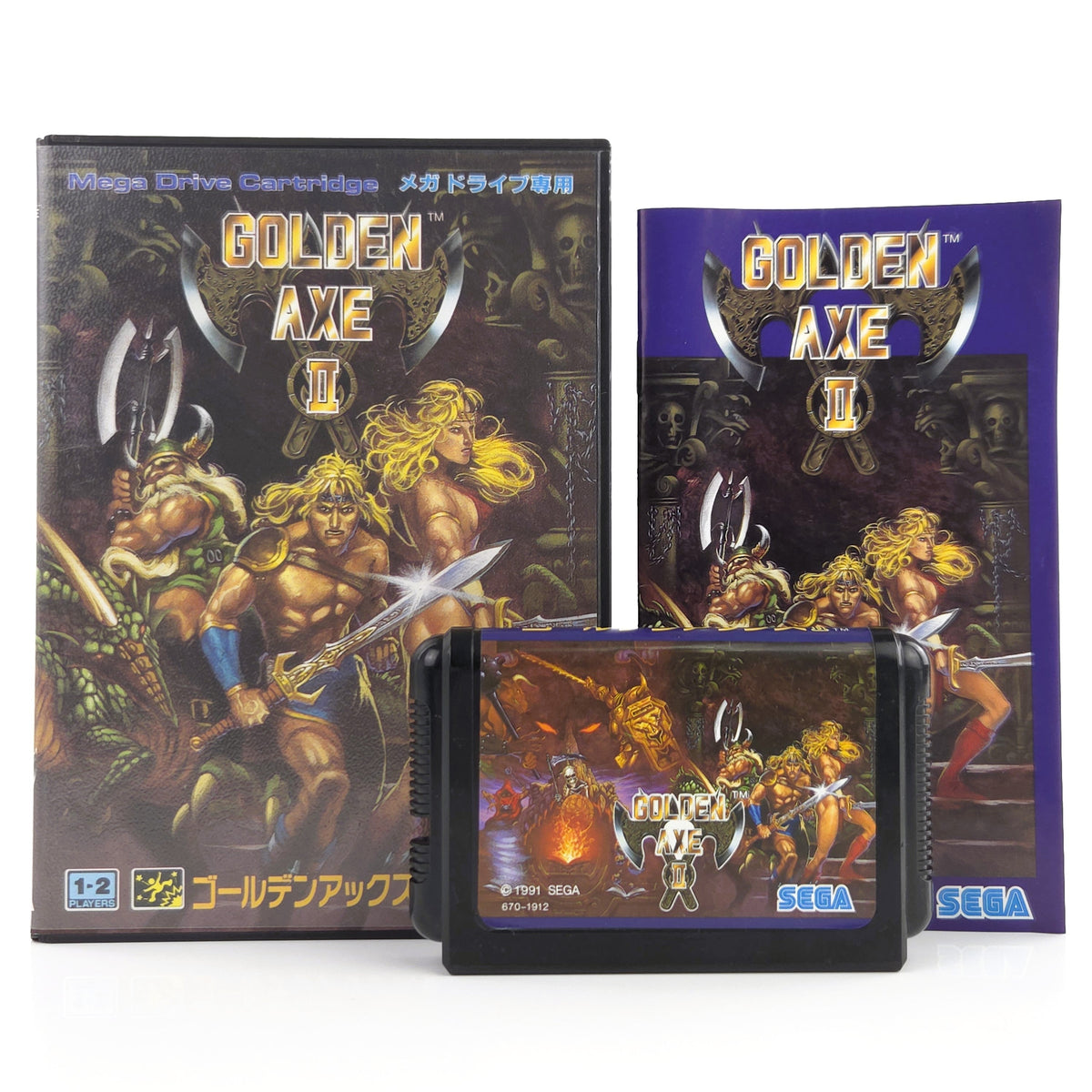 Sega Mega Drive Spiel Golden Axe II MD OVP Japan NTSC-J