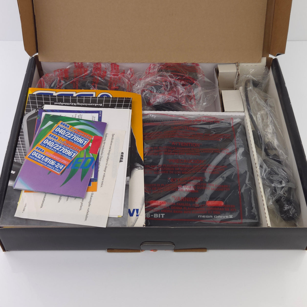 Sega Mega Drive II Konsole Bundle OVP PAL
