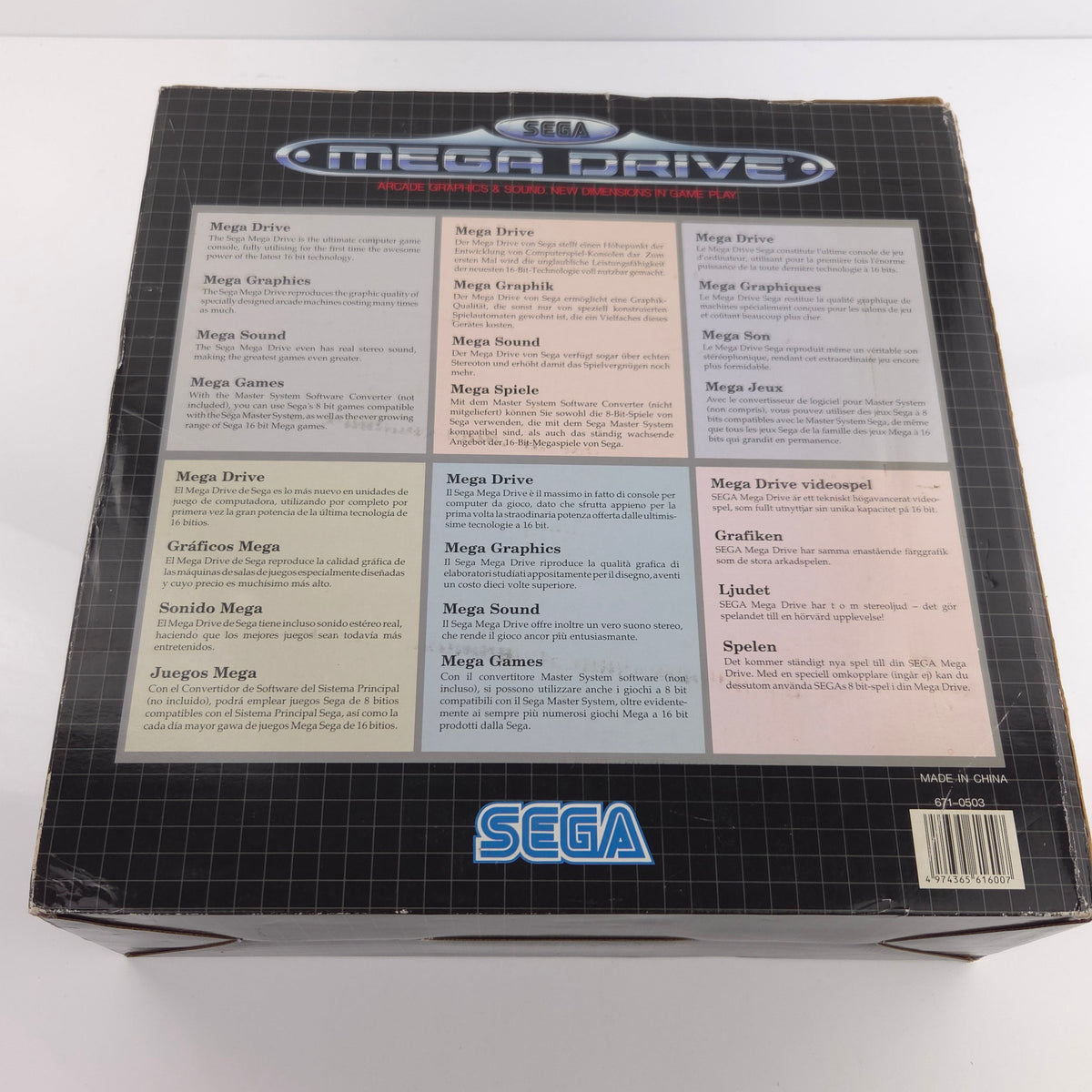 Sega Mega Drive Konsole MD I Altered Beast Bundle OVP PAL