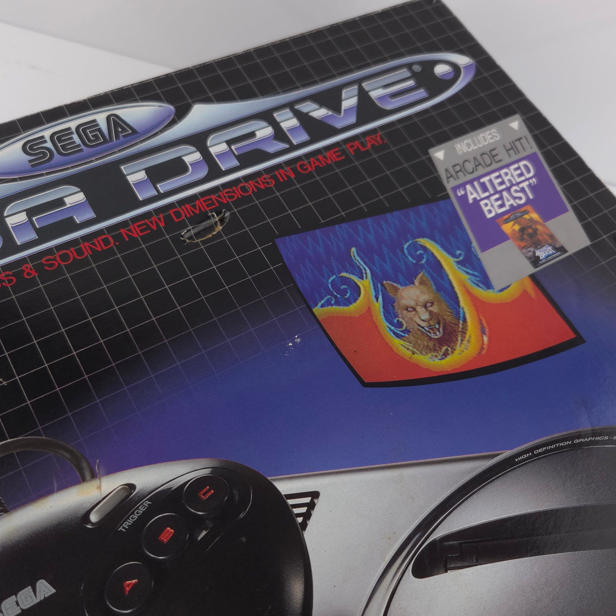 Sega Mega Drive Konsole MD I Altered Beast Bundle OVP PAL