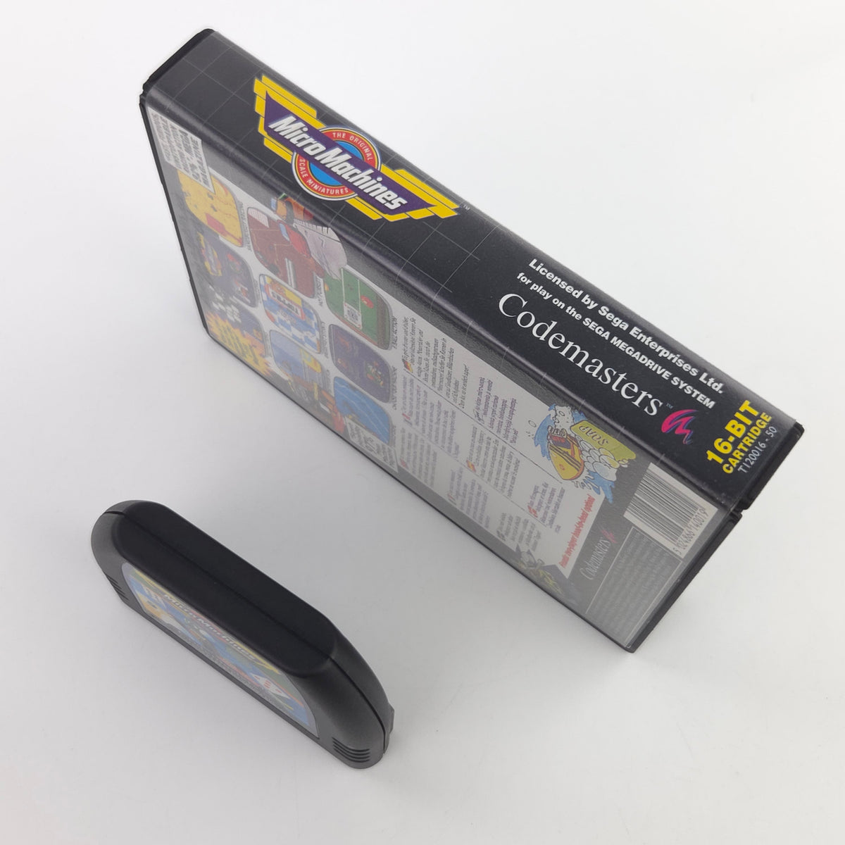 Mega Drive Spiel Micro Machines OVP PAL Codemasters