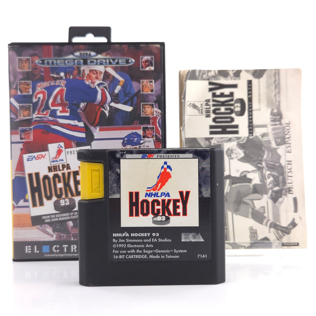 Sega Mega Drive Spiel NHLPA Hockey 93 MD Modul OVP PAL