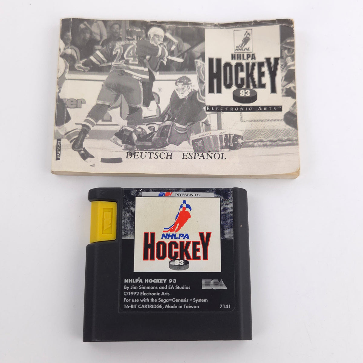 Sega Mega Drive Spiel NHLPA Hockey 93 MD Modul OVP PAL