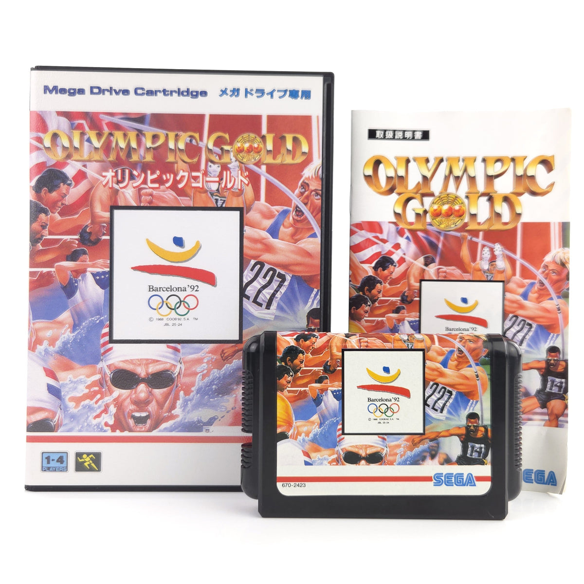 Sega Mega Drive Spiel Olympic Gold MD NTSC-J Japan OVP