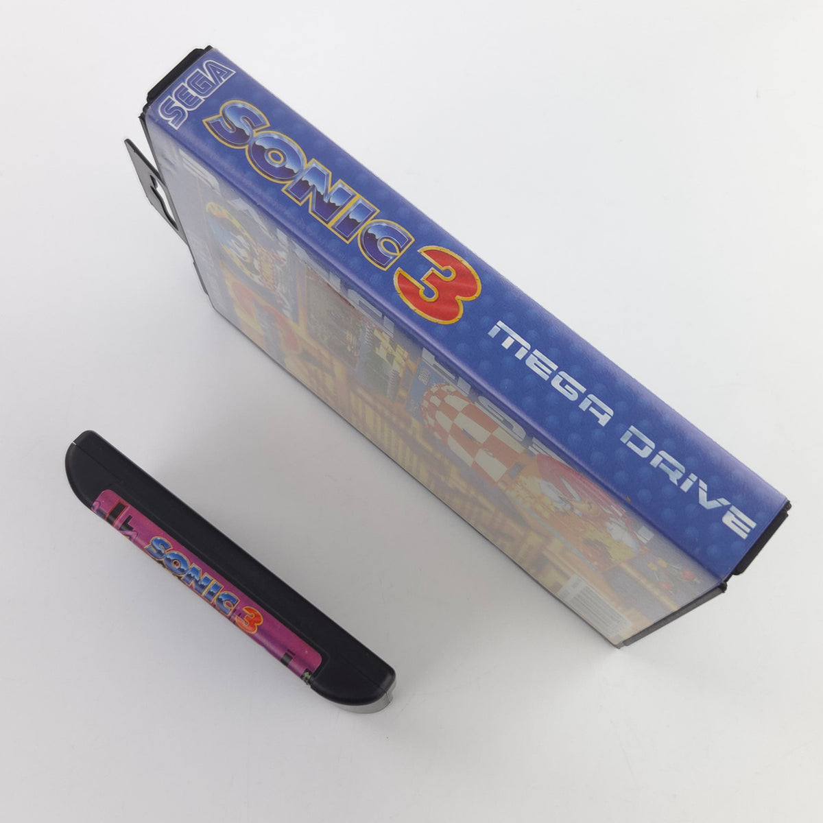 Sega Mega Drive Spiel Sonic 3 Modul Anleitung OVP PAL EUR
