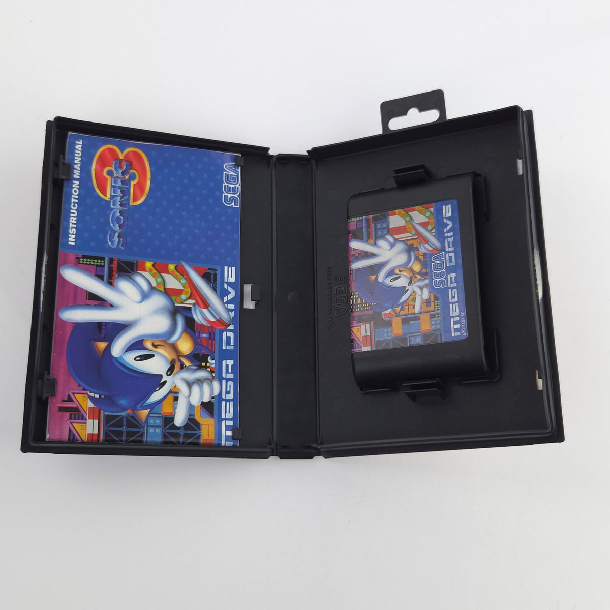 Sega Mega Drive Spiel Sonic 3 Modul Anleitung OVP PAL EUR