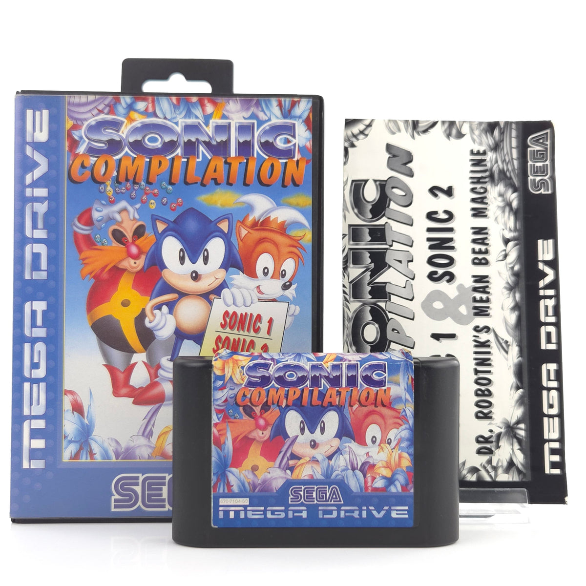 Sega Mega Drive Spiel Sonic Compilation MD OVP PAL EUR