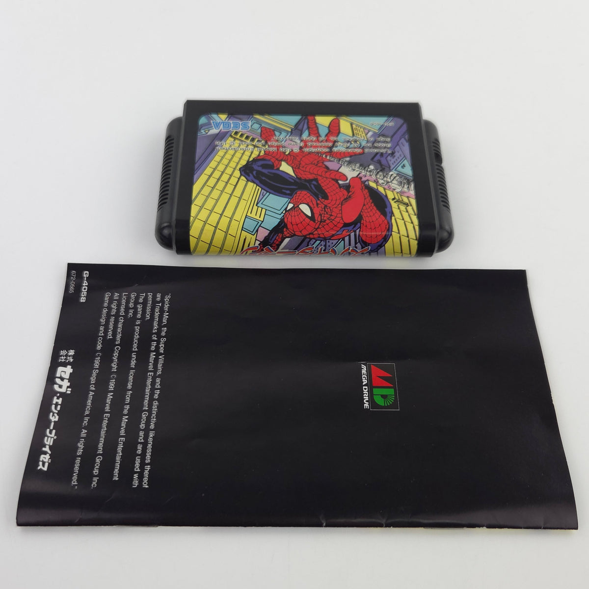 Sega Mega Drive Spiel Spider-Man MD NTSC-J OVP Japan
