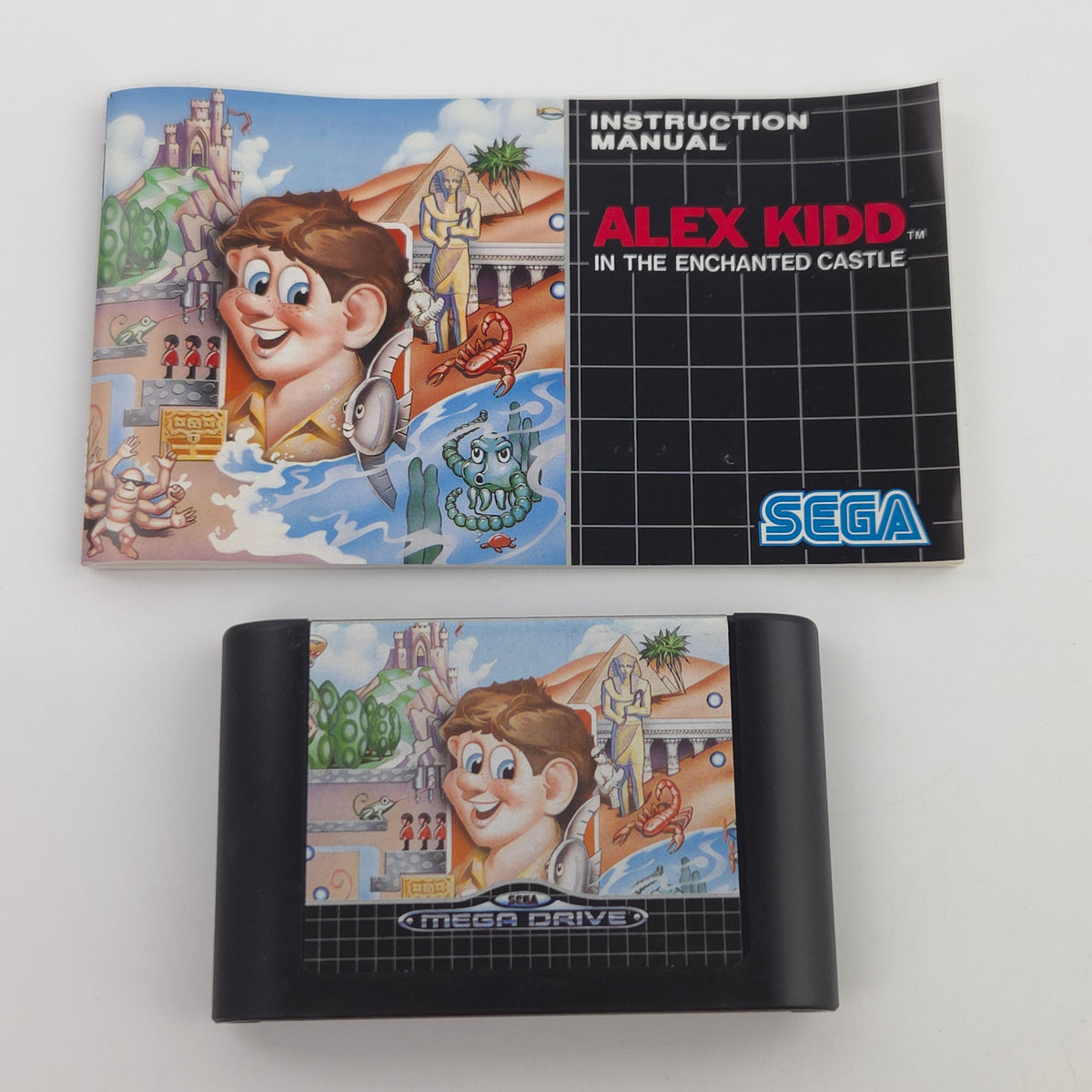 Mega Drive Spiel Alex Kidd Enchanted Castle MD OVP PAL