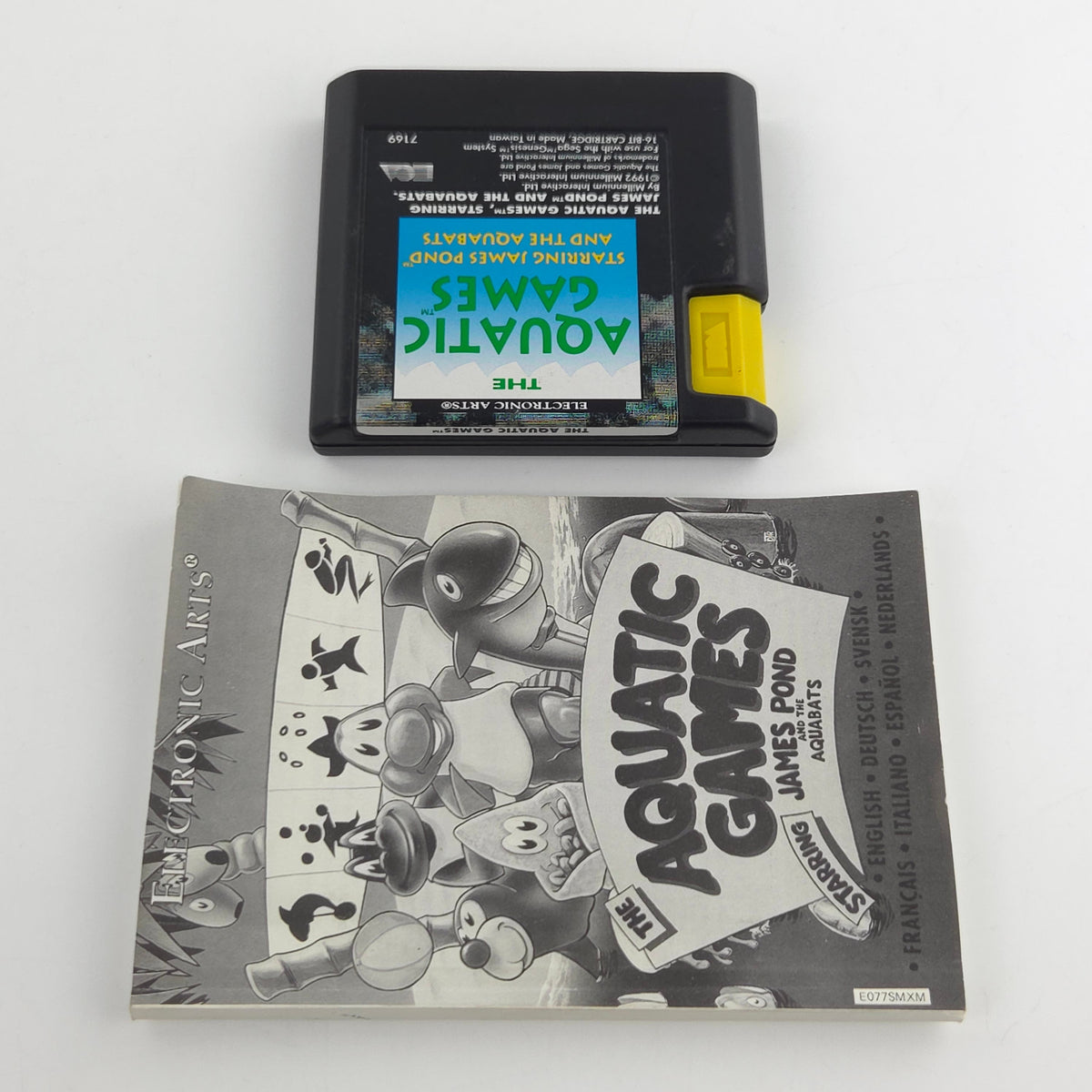 Mega Drive Spiel Aquatic Games James Pond MD OVP PAL EUR
