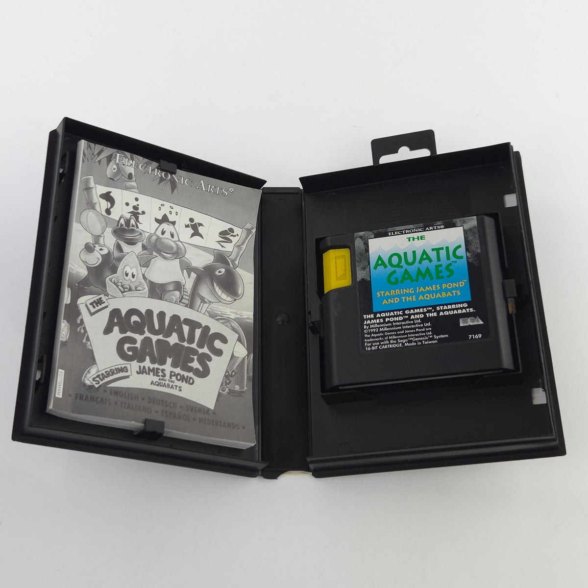 Mega Drive Spiel Aquatic Games James Pond MD OVP PAL EUR
