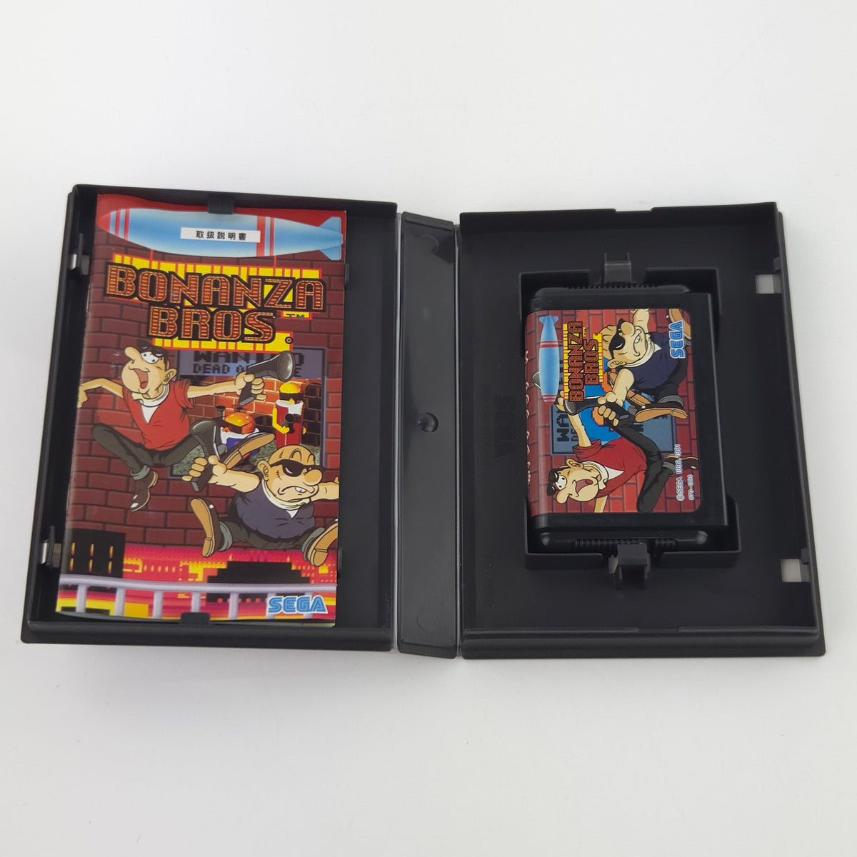 Mega Drive Spiel Bonanza Bros. MD Japan NTSC NTSC-J OVP