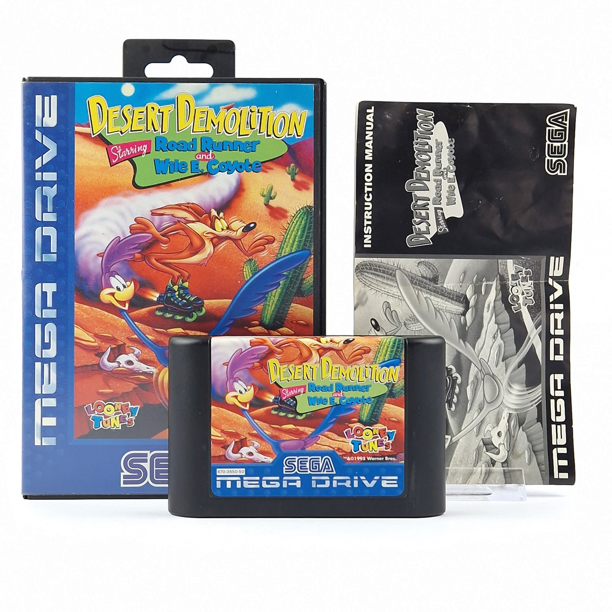 Sega Mega Drive Spiel – Desert Demolition (OVP PAL)